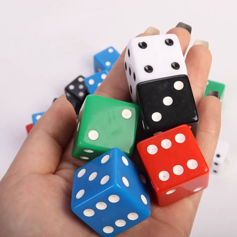 Party Games App - D6 정육면체 주사위 큐브 25MM 숫자