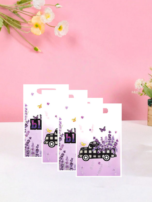 Party Games At Wedding - 20개/40개 꽃무늬와 나비 디자인의 보라색 선물
