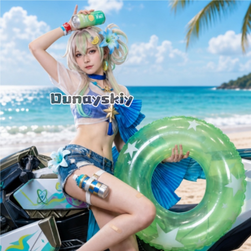 Party Games Summer - KS*16Wuthering Waves Lynae 여름 수영복 코스프레