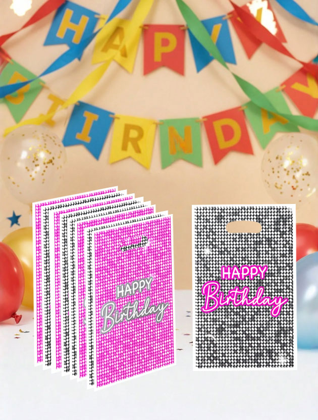 Party Games At Wedding - 20개/40개 파티 선물 가방, 글리터 스팽글