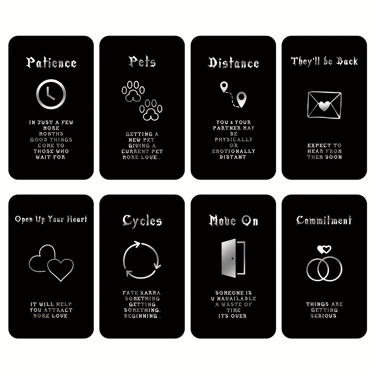 Party Games Meaning - 40/54 시트 타로 세트, 초보자에게 완벽한