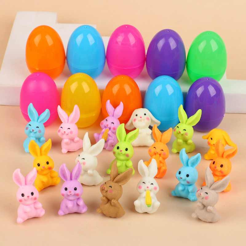 24개의 토끼 모양 부활절 달걀, 어린이 부활절 파티  - Party Games Egg 리뷰 및 가격