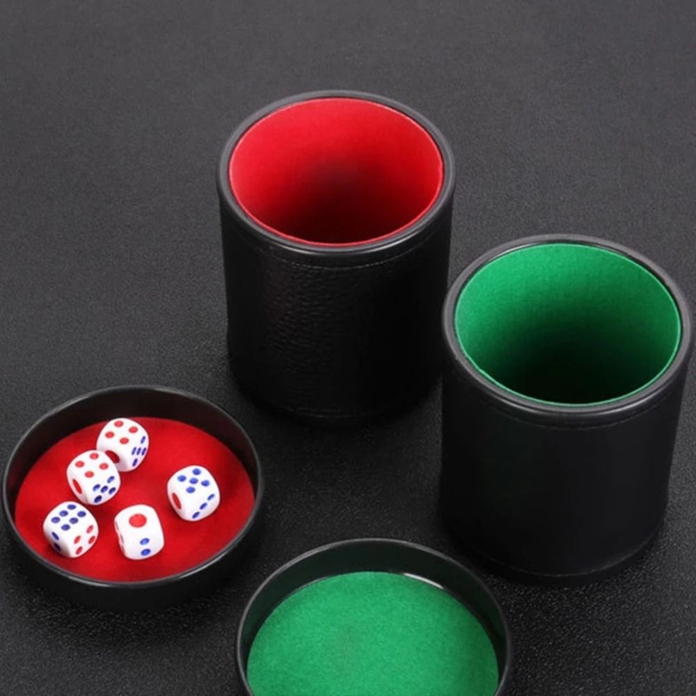 고품질 편안한 뚜껑 있는 주사위 컵, 녹색 빨간색 안감 - Party Games Using Cups 리뷰 및 가격