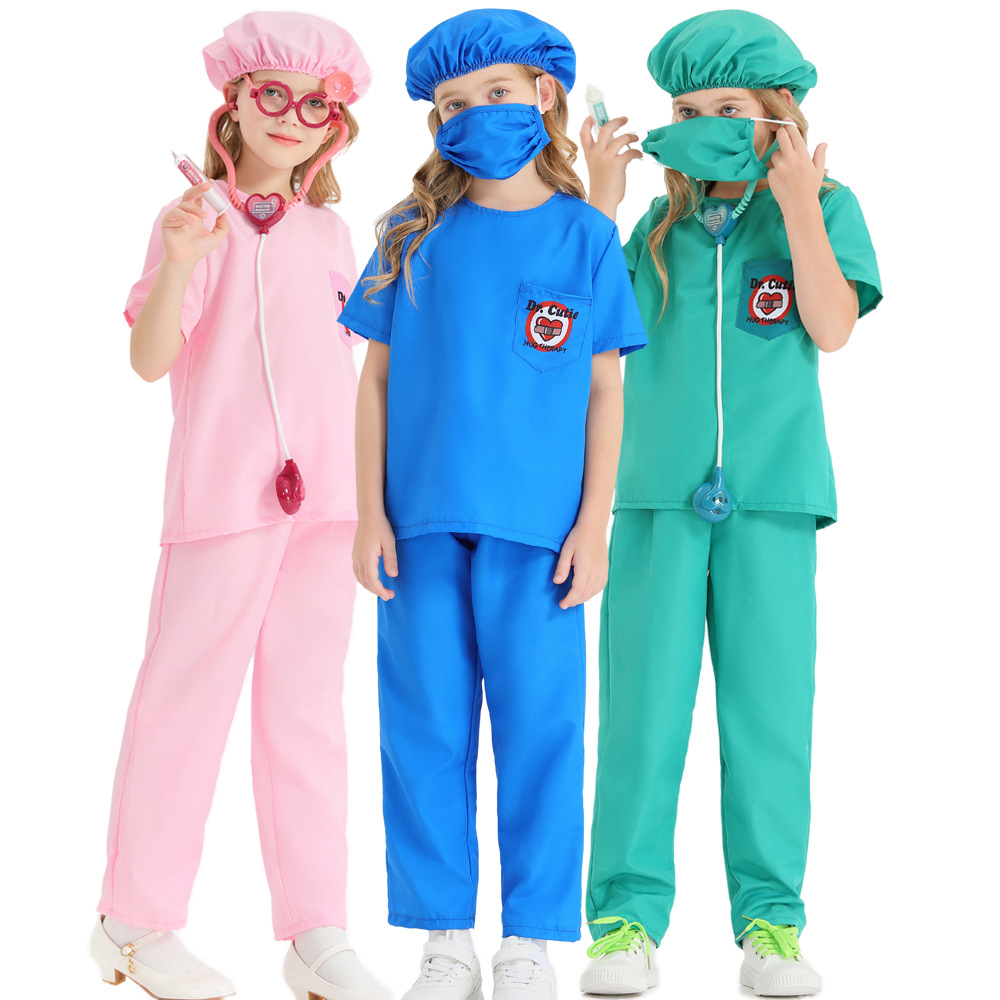 3 색 남여 어린이 할로윈 간호사 의사 의상 어린이 수 - Party Games Kids 리뷰 및 가격