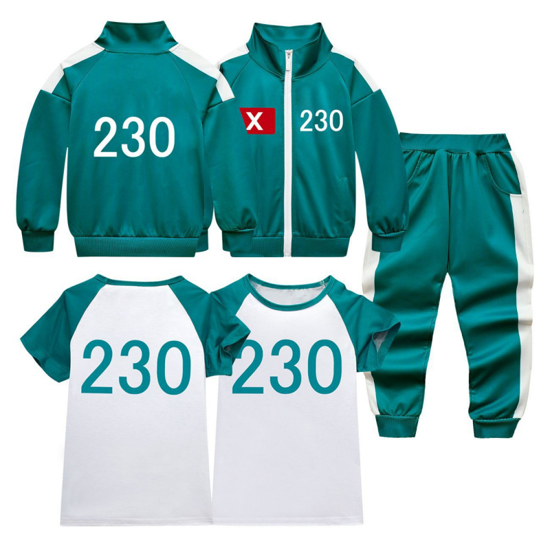 2025년 신제품 어린이 맞춤형 오징어 게임 2 의류  - Party Games Kids 리뷰 및 가격