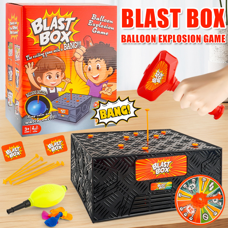어린이를 위한 블라스트 박스 노킹 장난감, 어린이용 폭 - Party Games Juego 리뷰 및 가격