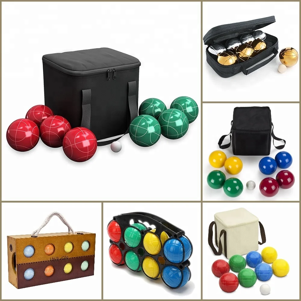휴대하기 쉬운 가방이 포함된 보치에 볼 세트 107mm - Bocce Ball Lawn 리뷰 및 가격