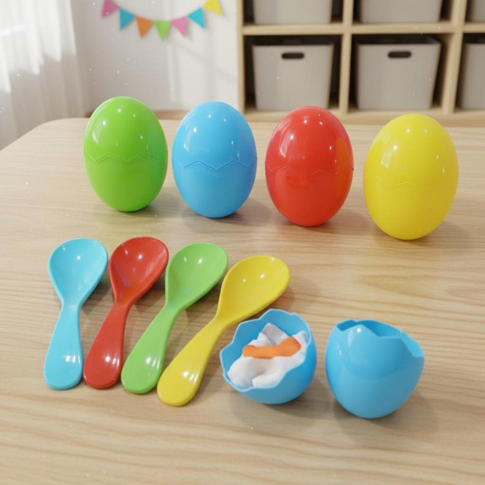 어린이 학습용 숟가락 경쟁 세트, 인체공학적 계란 밸런 - Party Games Egg 리뷰 및 가격