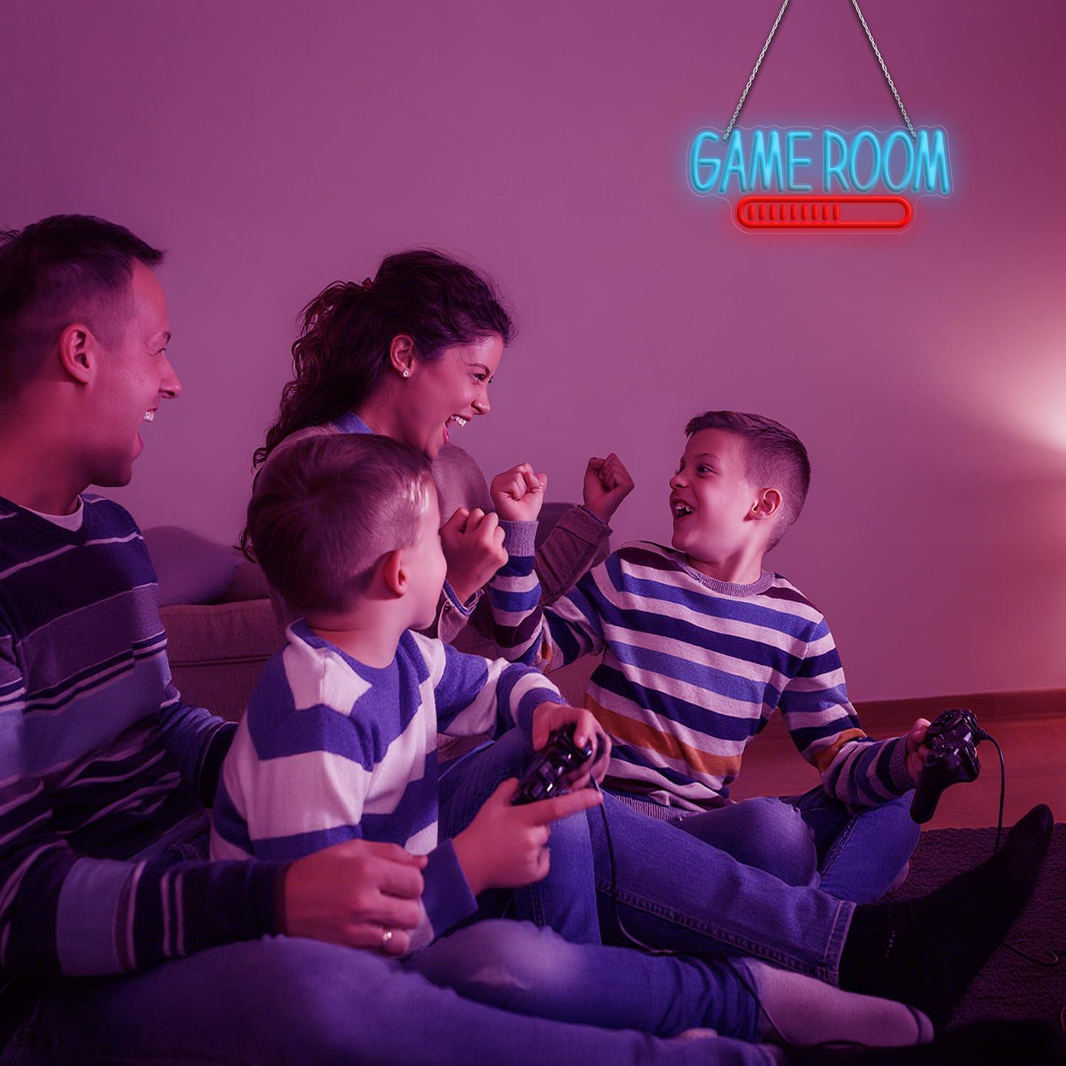 게임룸 네온사인 USB 전원 LED 조명, 십대 어린이 - Party Games Kids 리뷰 및 가격