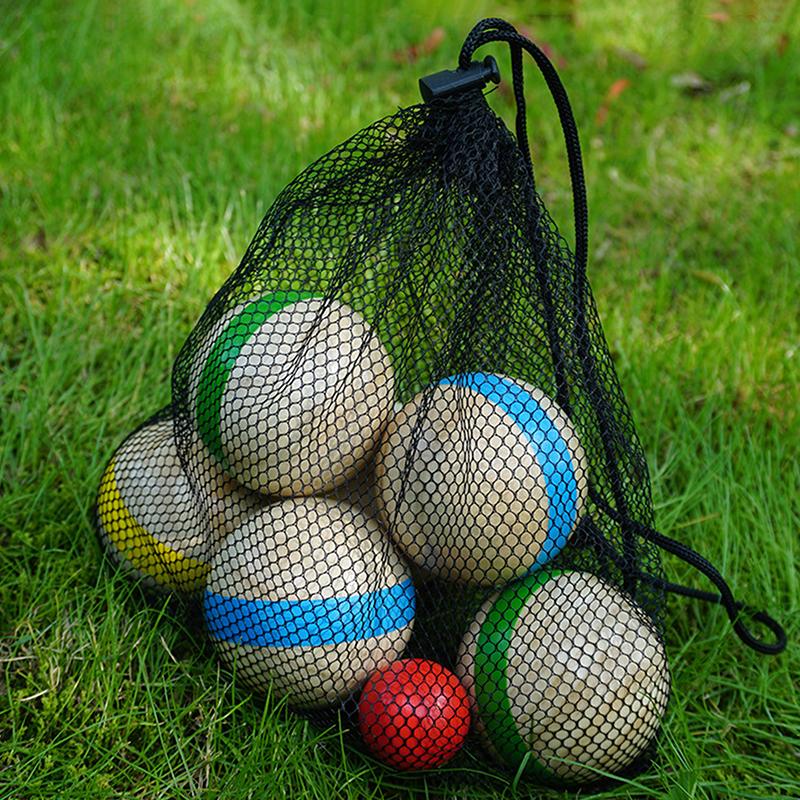 7Pcs 나무 보체 공 스포츠 놀이터 공 잔디밭 야외  - Bocce Ball Lawn 리뷰 및 가격
