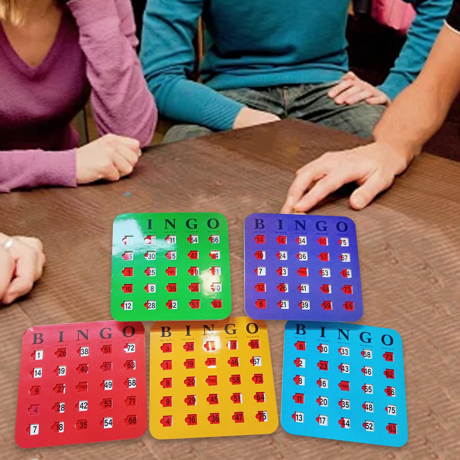 5개 대형 인쇄 빙고 카드보드 읽기 쉬운 파티 게임 재 - Party Games Group For Adults 리뷰 및 가격