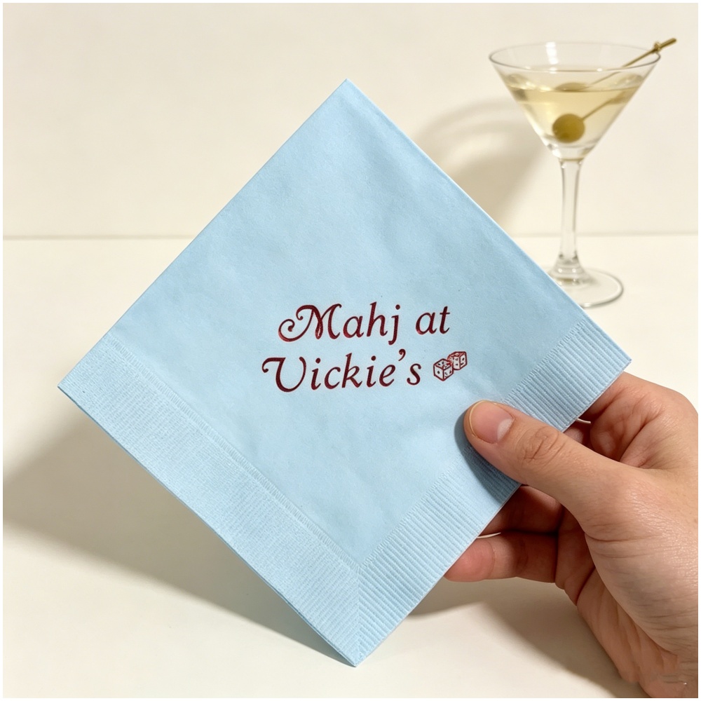 50개 개인 맞춤형 마작 게임 나이트 칵테일 냅킨, [ - Party Games At Wedding 리뷰 및 가격